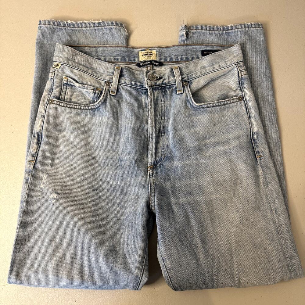 Citizens of Humanity McKenzie Curved Straight Premium Vintage Jeans Women's 25 - Picture 4 of 5